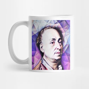 Denis Diderot Pink Portrait | Denis Diderot Artwork 8 Mug